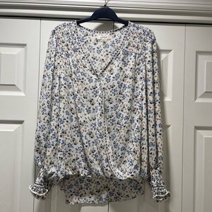 Max Studio Floral Long-sleeve
